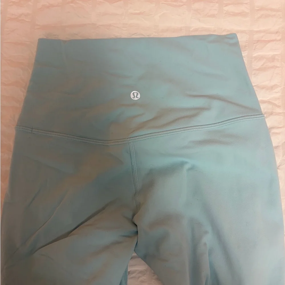lululemon athletica Light Blue High-Waist Leggings